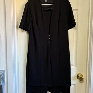 🐾 Bay Studio Black Short Sleeve Dress Size: 14 🐾